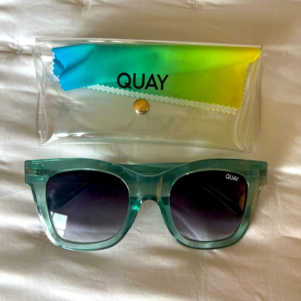 Quay Green Sunglasses